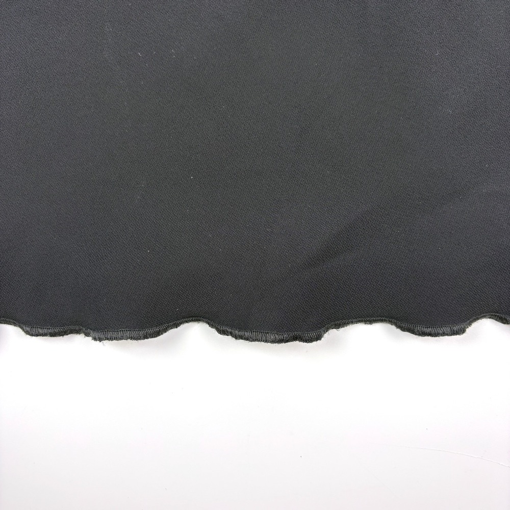 VTG Y2K Benetton Baby Doll‎ Slip Dress Sz S Black Lace Trim Tulip Hem Whimsigoth - Picture 15 of 16